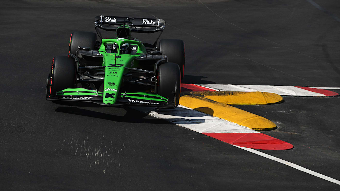 MONTE-CARLO, MONACO - MAY 24: Nico Hulkenberg of Germany driving the (27) Kick Sauber C45 Ferrari on track during qualifying ahead of the F1 Grand Prix of Monaco at Circuit de Monaco on May 24, 2025 in Monte-Carlo, Monaco (Photo by Rudy Carezzevoli/Getty Images)